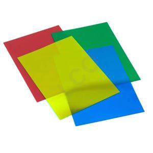 Binding Covers A4 180 Micron Clear (Pk 100) - Yellow Dot